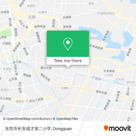 东莞市长安成才第二小学 map