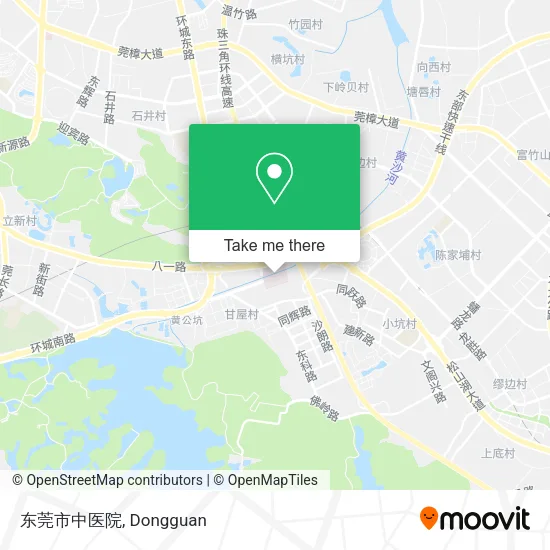 东莞市中医院 map