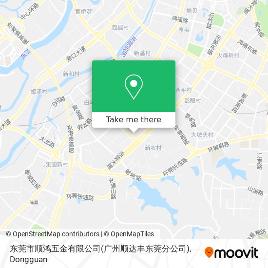 东莞市顺鸿五金有限公司(广州顺达丰东莞分公司) map