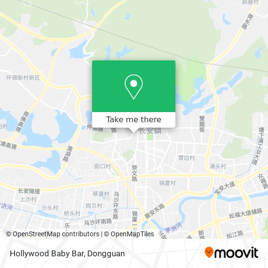 Hollywood Baby Bar map