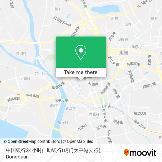 中国银行24小时自助银行(虎门太平港支行) map