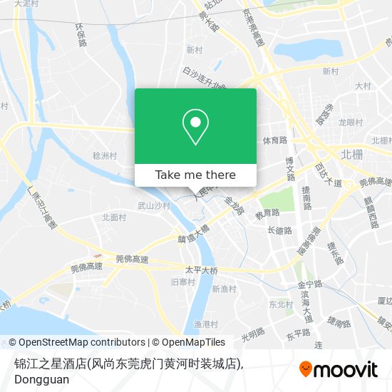锦江之星酒店(风尚东莞虎门黄河时装城店) map