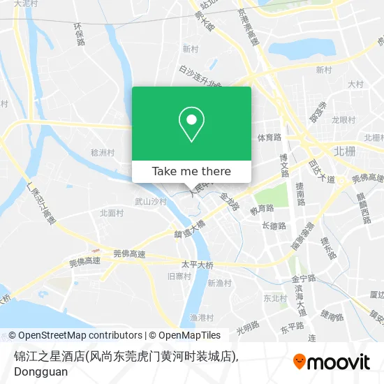 锦江之星酒店(风尚东莞虎门黄河时装城店) map