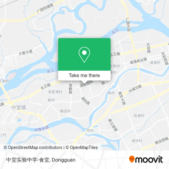 中堂实验中学-食堂 map