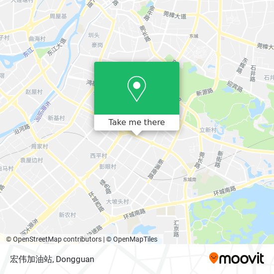 宏伟加油站 map