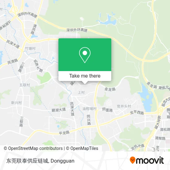 东莞联泰供应链城 map