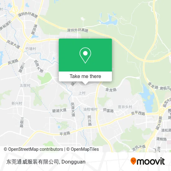 东莞通威服装有限公司 map