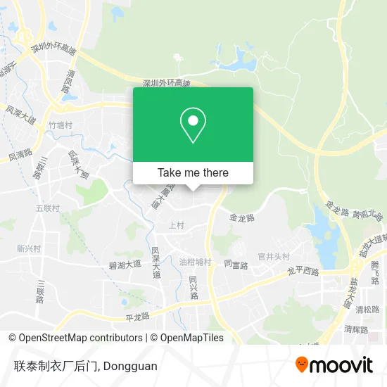 联泰制衣厂后门 map