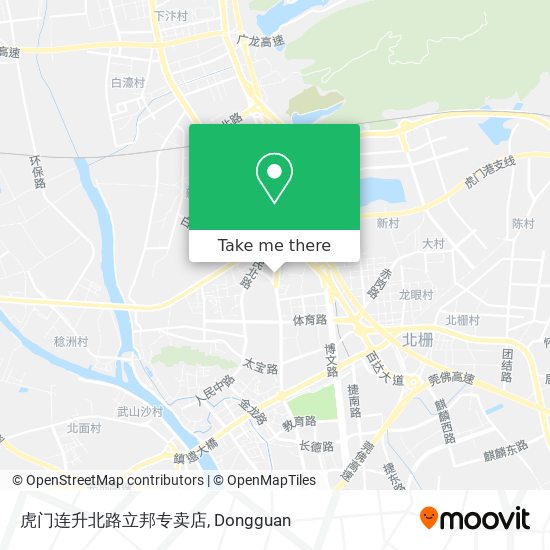 虎门连升北路立邦专卖店 map