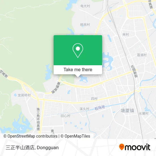 三正半山酒店 map