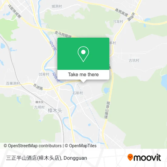 三正半山酒店(樟木头店) map