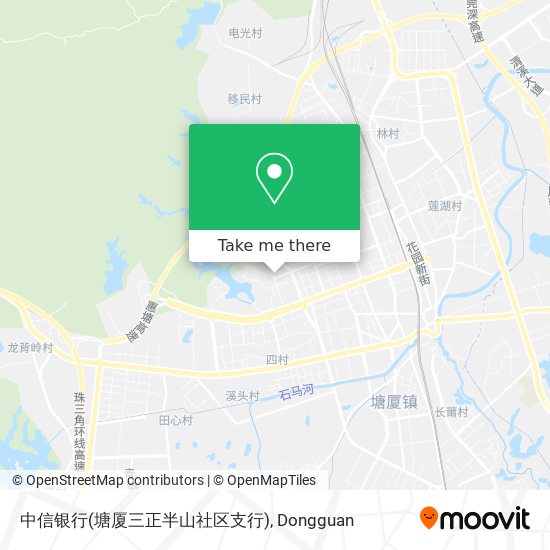 中信银行(塘厦三正半山社区支行) map