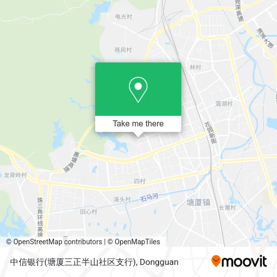 中信银行(塘厦三正半山社区支行) map