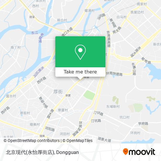 北京现代(永怡厚街店) map