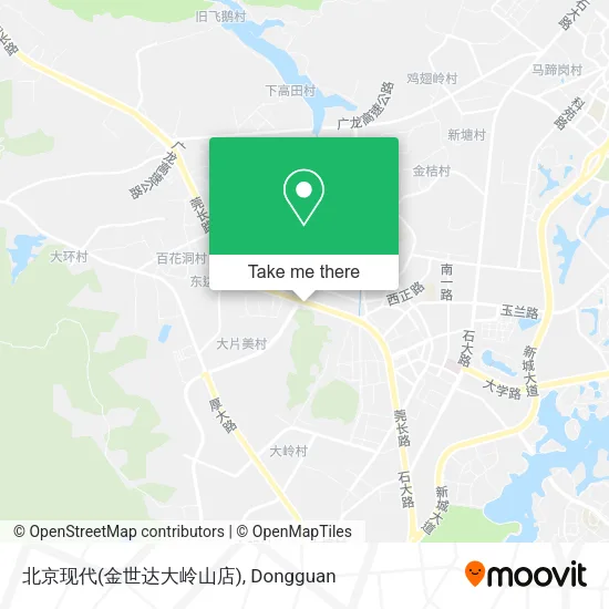 北京现代(金世达大岭山店) map
