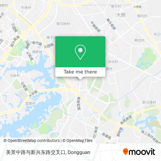 美景中路与新兴东路交叉口 map
