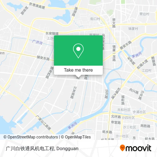 广川白铁通风机电工程 map