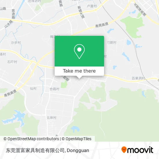东莞置富家具制造有限公司 map