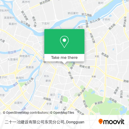 二十一冶建设有限公司东莞分公司 map