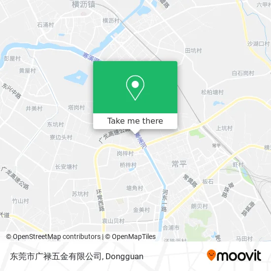 东莞市广禄五金有限公司 map