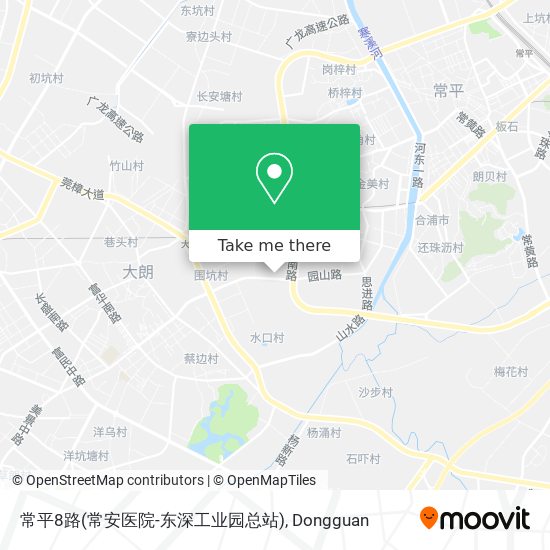 常平8路(常安医院-东深工业园总站) map