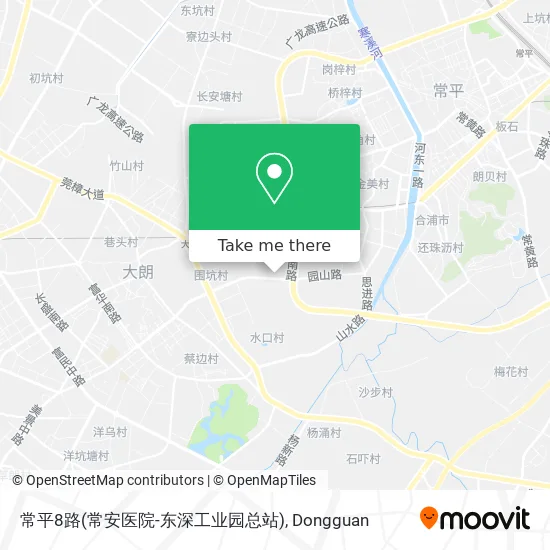 常平8路(常安医院-东深工业园总站) map