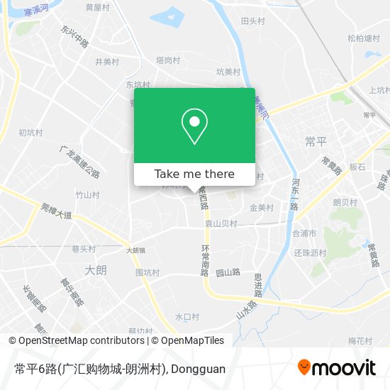 常平6路(广汇购物城-朗洲村) map