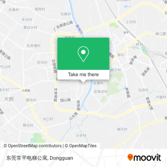 东莞常平电梯公寓 map