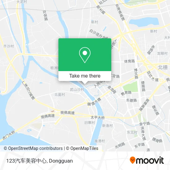 123汽车美容中心 map