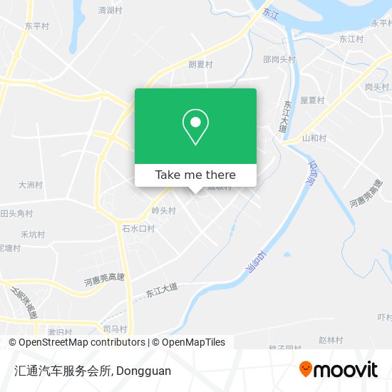 汇通汽车服务会所 map