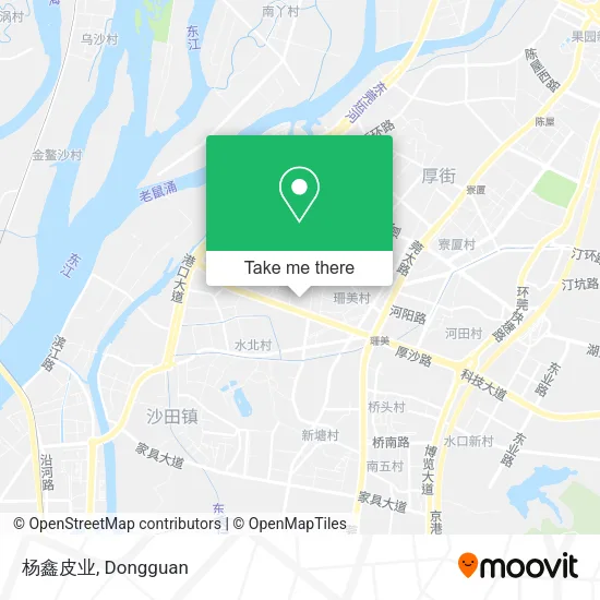 杨鑫皮业 map