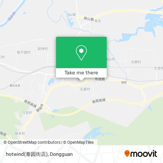 hotwind(泰园街店) map