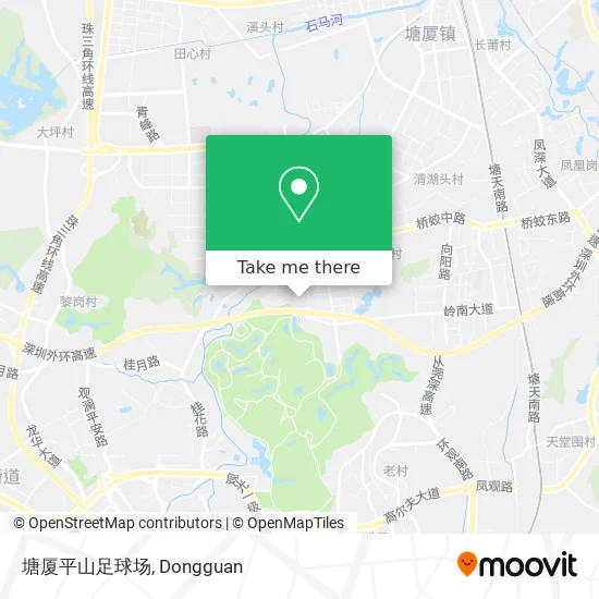 塘厦平山足球场 map
