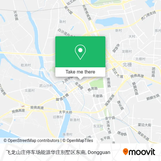 飞龙山庄停车场能源华庄别墅区东南 map