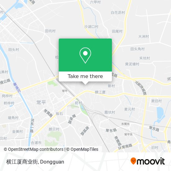 横江厦商业街 map