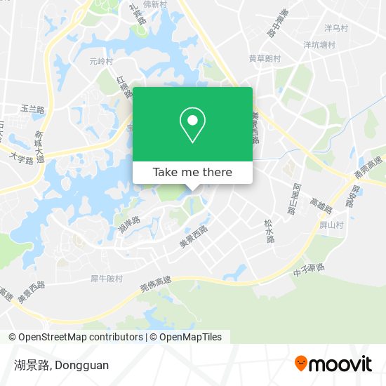 湖景路 map