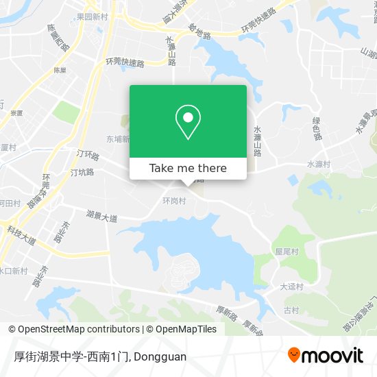 厚街湖景中学-西南1门 map