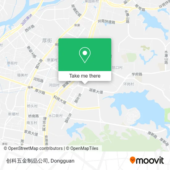 创科五金制品公司 map