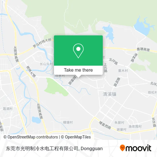 东莞市光明制冷水电工程有限公司 map
