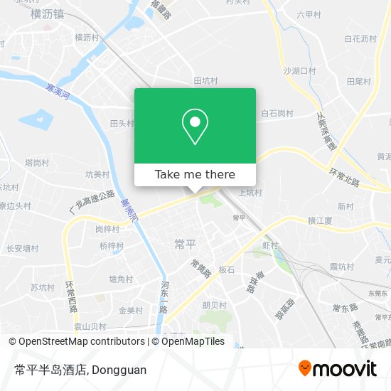 常平半岛酒店 map