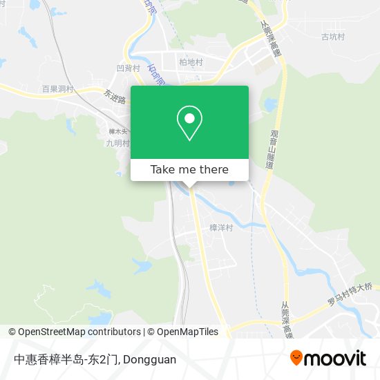 中惠香樟半岛-东2门 map