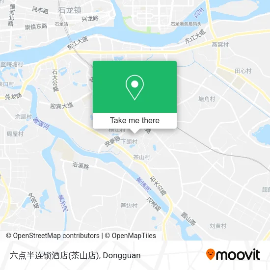 六点半连锁酒店(茶山店) map