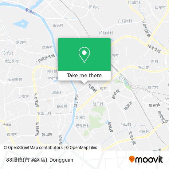 88眼镜(市场路店) map