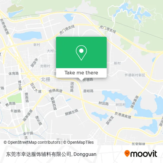 东莞市幸达服饰辅料有限公司 map