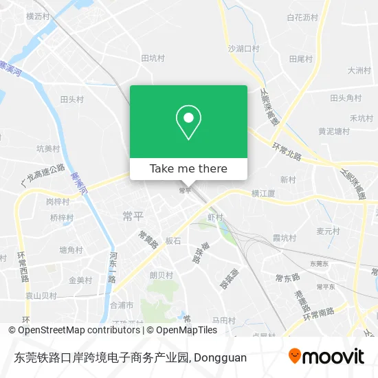 东莞铁路口岸跨境电子商务产业园 map