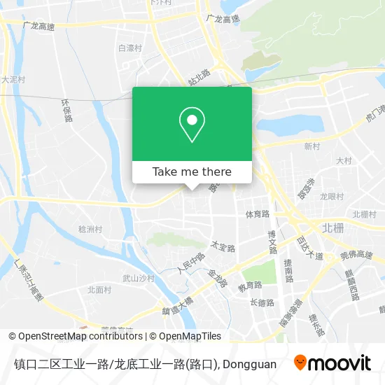 镇口二区工业一路/龙底工业一路(路口) map