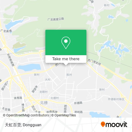 天虹百货 map