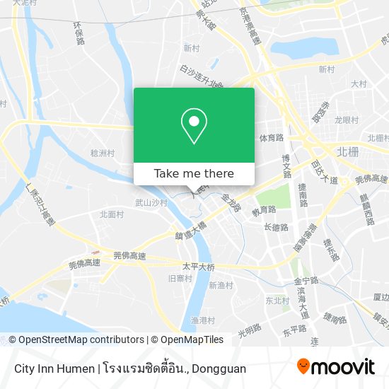 City Inn Humen | โรงแรมซิดตี้อิน. map