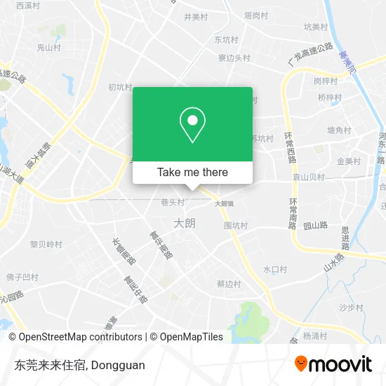 东莞来来住宿 map