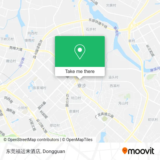 东莞福运来酒店 map